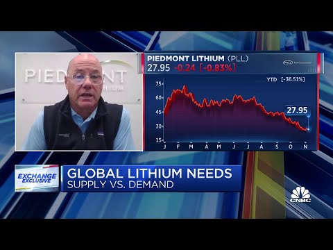 Lithium prices will stabilize and begin to rebound, says Piedmont CEO Keith Phillips