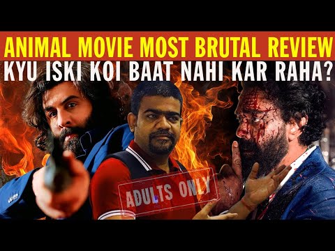 Animal Movie Most Brutal Review | Q Iski Baat Koi Nahi Kar Raha? 