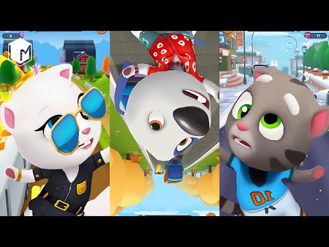 Talking Tom Gold Run - All Best Funny Fails &amp; Falls Moments Compilation 🤣🤪🤦&zwj;♂️