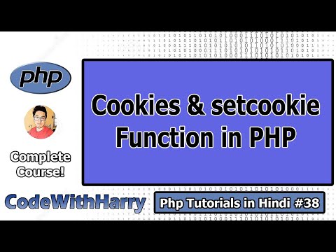 Setting Cookies &amp; $_COOKIE super global in PHP in Hindi | PHP Tutorial #38