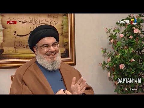 لقاء خاص مع السيد حسن نصر الله 12-7-2019