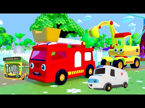 Wheels on the Bus Dance Party 2 - Fun Cars Cartoons For Kids - Nursery Rhymes &amp;amp; Kids Songs