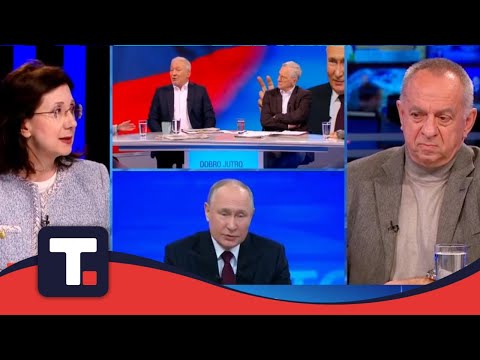 &Scaron;ta Putin poručuje svetu? - Dragana Mitrović i Žarko Rakić &bull; DOBRO JUTRO TANJUG