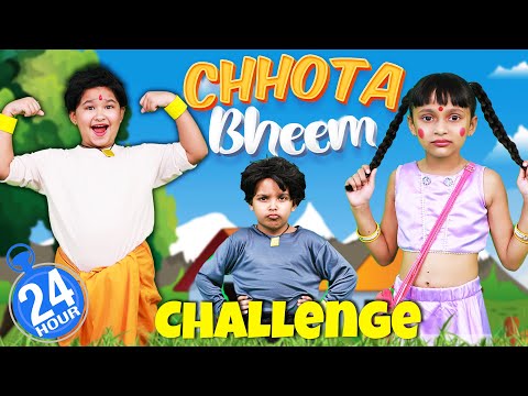 Living Like CHHOTA BHEEM For 24 Hours Challenge | Indian Tv Shows | ToyStars