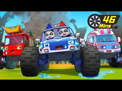 Super Monster Truck Rescue Team | Monster Truck | Kids Song | BabyBus - Cars World