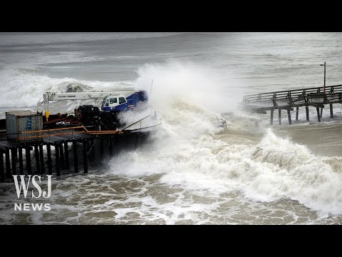 Watch: Massive Waves Batter California Coast | WSJ News