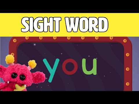 YOU - Let's Learn the Sight Word YOU with Hubble the Alien! | Nimalz Kidz! Songs and Fun!