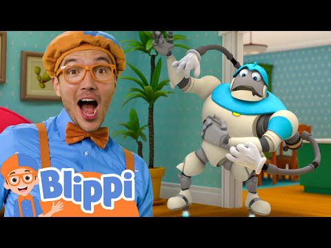 Blippi And ARPO - Robot Dance Off!! | 