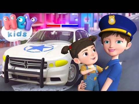 Policijski Auto crtani 🚔 Decije Pesme - HeyKids