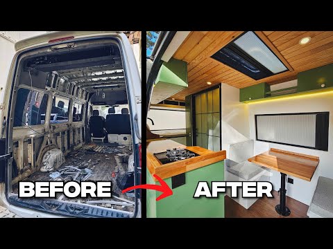 Camper van conversion full build timelapse | vw crafter