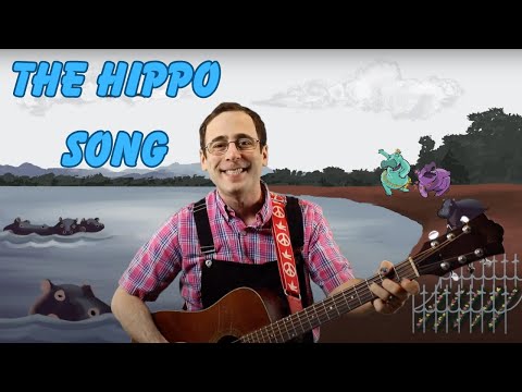 Hippo Song - Learn About Hippos + Kids Sing Along! | Fun Toddler Videos- Farmer Dave and Friends