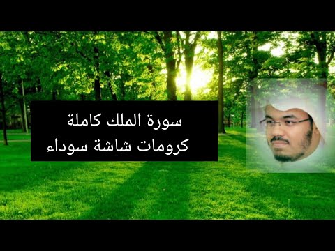 سورة الملك كاملة|كرومات شاشة سوداء|ياسر الدوسري الجزء التاسع والعشرون 🌸