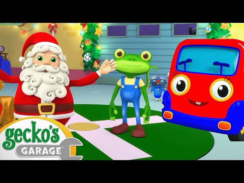 Gecko Saves Christmas | Baby Truck | Gecko's Garage | Kids Songs