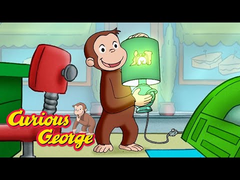 Curious George 🐵 George's Fun Lamp 🐵 Kids Cartoon 🐵 Kids Movies 🐵 Videos for Kids