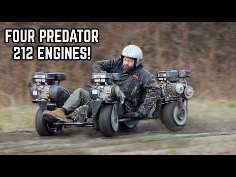 Reviving Our 4 ENGINE GO KART | 848ccs of AWD FURY!