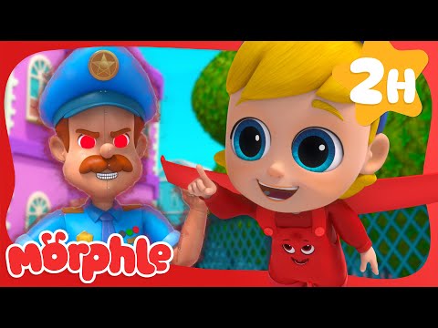 Superhero Mila vs Robo Officer Freeze! | Morphle's Family | My Magic Pet Morphle | Kids Cartoons