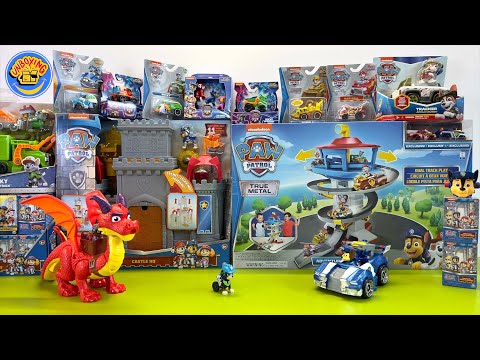 Paw Patrol Toys Unboxing Collection Review | Rescue knights |True metal | Mighty movie| Patrick ASMR