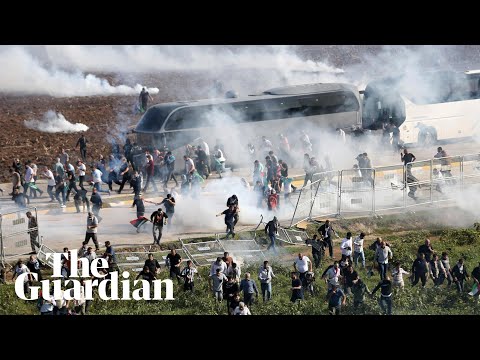 Turkish police fire tear gas and water cannon as pro-Palestine protesters storm US base