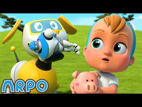 PetBot Playing RUFF! 🐶 | ARPO The Robot | Funny Kids Cartoons | Kids TV Full Episodes