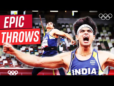 Neeraj Chopra &amp; more - Winning Javelin throws!