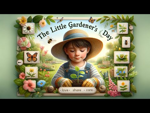 The Little Gardener's Day - Bedtime Story for Children and Family | 2024 New Series