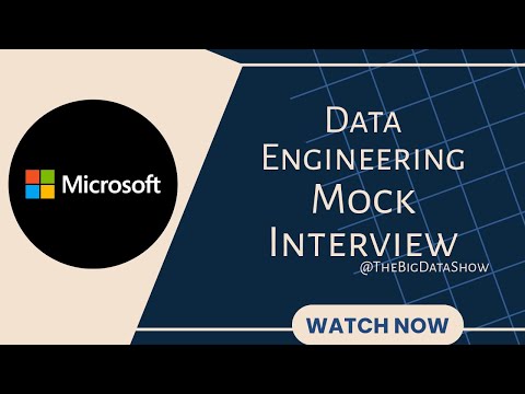 Data Engineering Mock Interview at Top Product Based Companies