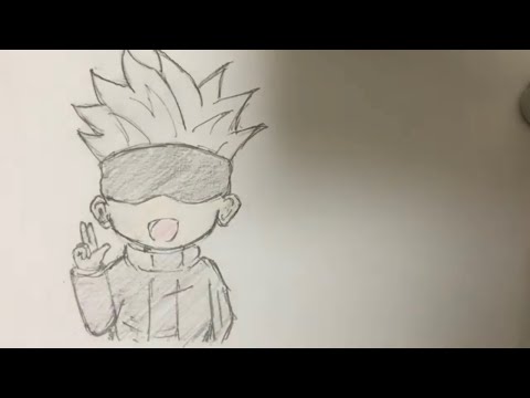 How To Draw Satoru  Gojo | Step By Step | Jujutsu Kaisen