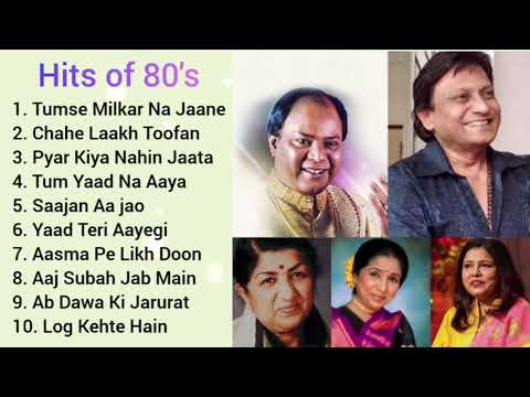 Top 10 Hits of 80's- Old is Gold || Shabbir Kumar, Md Aziz, Lata Mangeshkar, Asha Bhosle