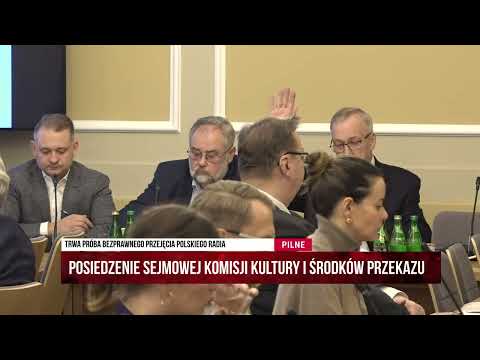 Posiedzenie Sejmowej Komisji Kultury i Środk&oacute;w Przekazu | TV Republika