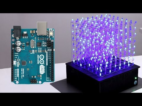 8x8x8 LED CUBE WITH ARDUINO UNO