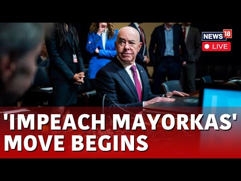 Homeland  Secretary On Security Mayorkas LIVE | House Panel Holds Impeachment Hearing For Mayorkas