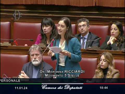 Marianna Ricciardi - M5S Camera - Intervento in Aula - 11/01/2024