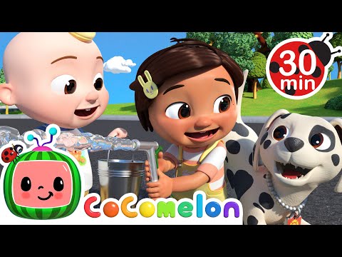 Fire Truck Wash + More CoComelon Nursery Rhymes &amp; Kids Songs