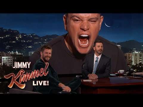 Matt Damon Ruins Chris Hemsworth Interview