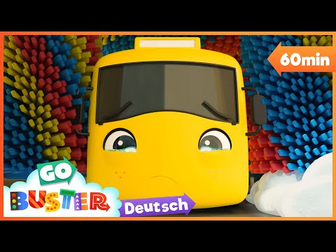 Buster steckt in der Autowaschanlage fest | Go Buster Deutsch | Kinderlieder | Cartoons f&uuml;r Kinder