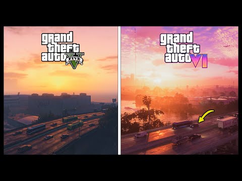 GTA 6 vs GTA 5 - Graphics and Details Comparison