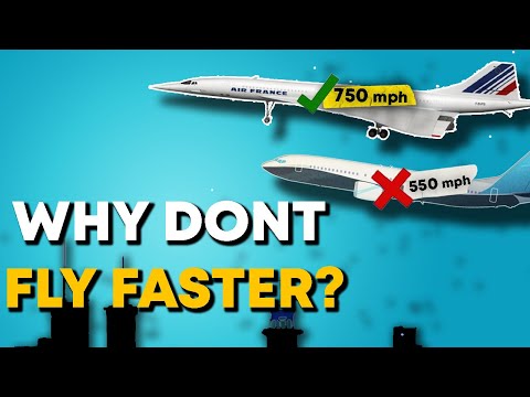 Why Passenger Planes Don&rsquo;t Fly Faster?