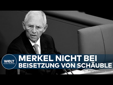 WOLFGANG SCH&Auml;UBLE: Politiker und Angeh&ouml;rige nehmen in Offenburg Abschied &ndash; Angela Merkel nicht dabei