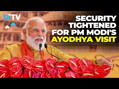 Tight Security Arrangements for PM Modi's Ayodhya Visit &amp; Consecration Ceremony