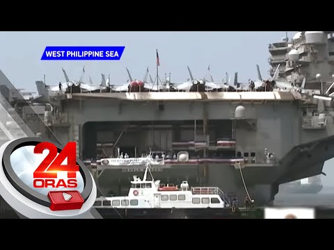 Isa sa pinakamalakas na barkong pandigma ng U.S. na USS Ronald Reagan, nasa Pilipinas... | 24 Oras