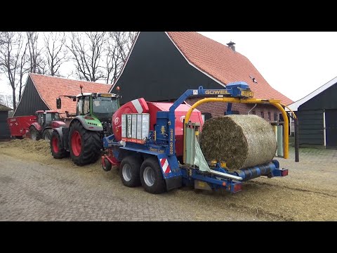 Mixing and baling special livestock feed