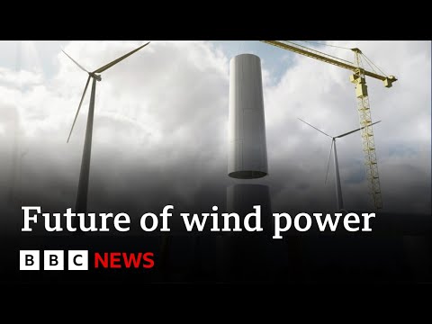 Sweden&rsquo;s giant wooden wind turbine promises greener future | BBC News