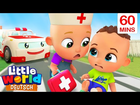 Hallo Krankenwagen | Kinderlieder f&uuml;r Kleinkinder | Little World Deutsch