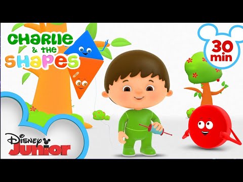 Charlie Meets his Friends the Shapes Part 1 | Kids Songs and Nursery Rhymes | 