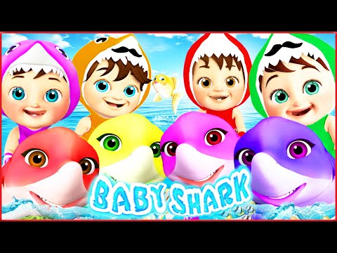 NEW Baby Shark + Happy Birthday Song + MORE 🍌 Banana Cartoon 3D Nursery Rhymes Baby &amp; Kids Songs 🍌