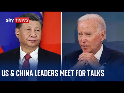 Summit: China and US leaders meet to discuss drugs and sanctions