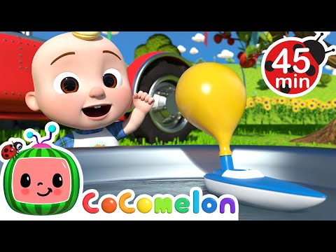 Balloon Boat Race + More Nursery Rhymes &amp; Kids Songs - CoComelon