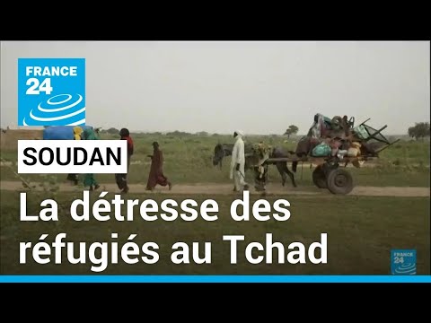 Soudan : la d&eacute;tresse des r&eacute;fugi&eacute;s dans les campements du Tchad &bull; FRANCE 24