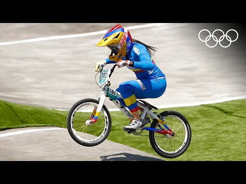 Mariana Paj&oacute;n 🇨🇴 avanz&oacute; a semifinales de BMX Racing. | 