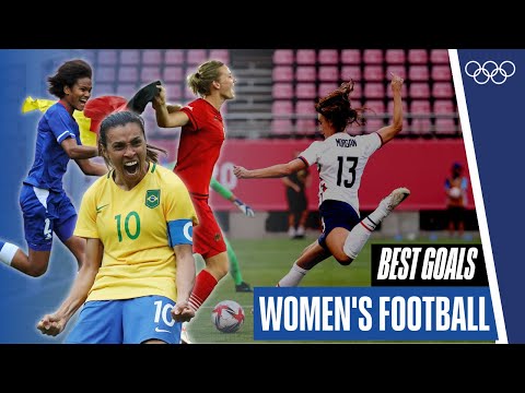 Incredible women's football goals at the Olympics! ⚽️